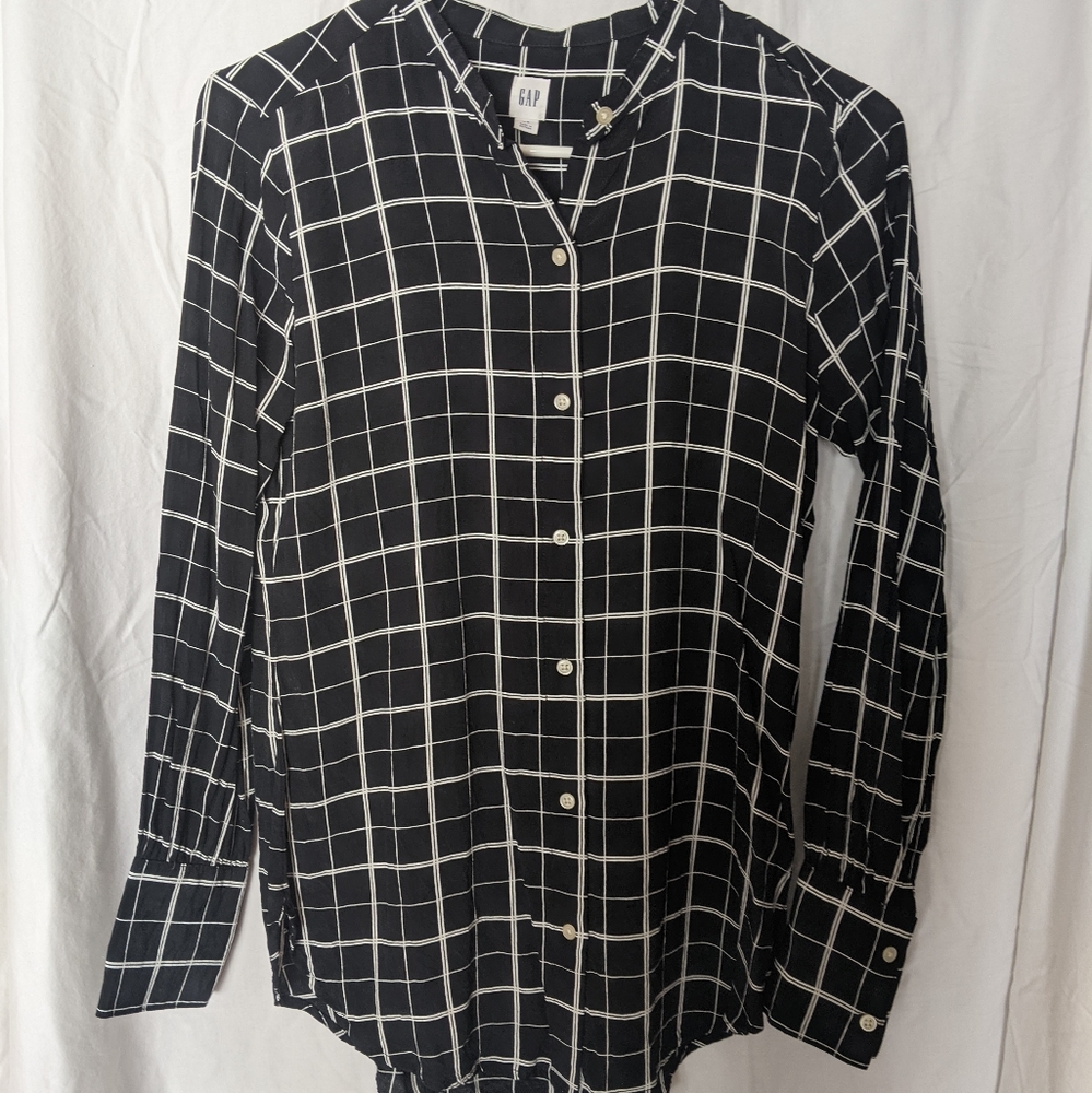 Long sleeved button down shirt